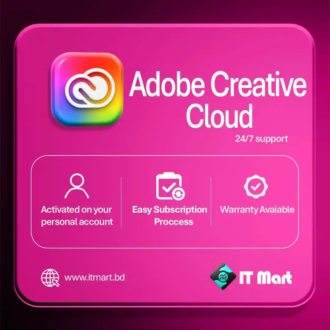 Adobe Creative Cloud Subscription Price in Bangladesh