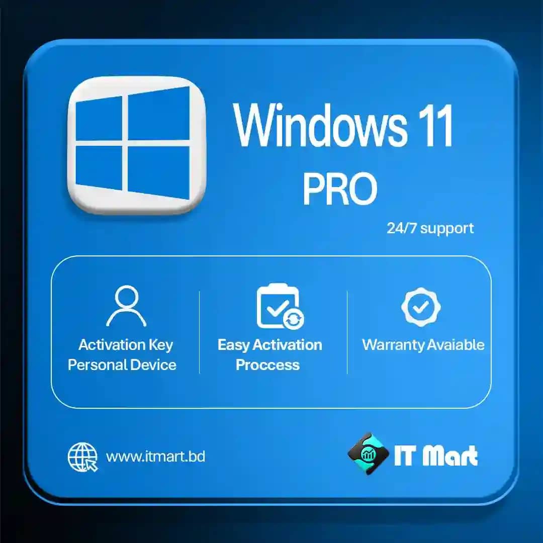 Windows 11 Pro License Key (Retail / OEM) Price In Bangladesh